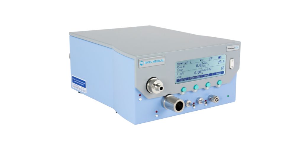 Analizador de ventiladores VenTest 800 para evaluación de flujo, presión y concentración de O₂